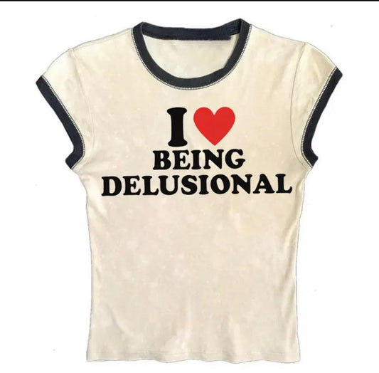 Delusional cropped shirts