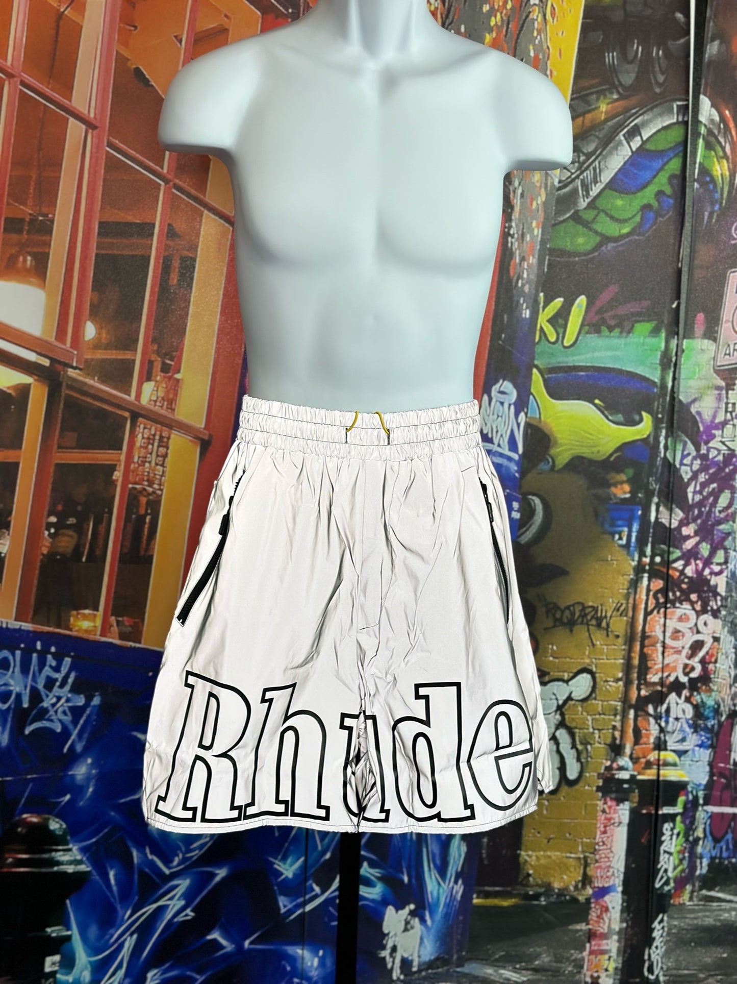 Reflector Rhude Shorts