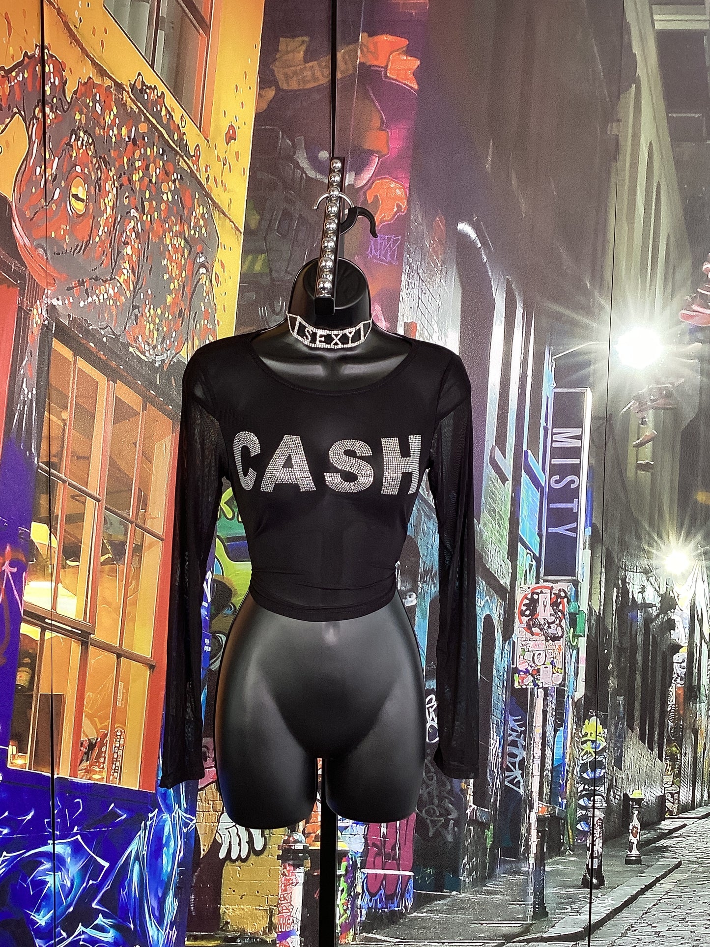 Cash Mesh Top