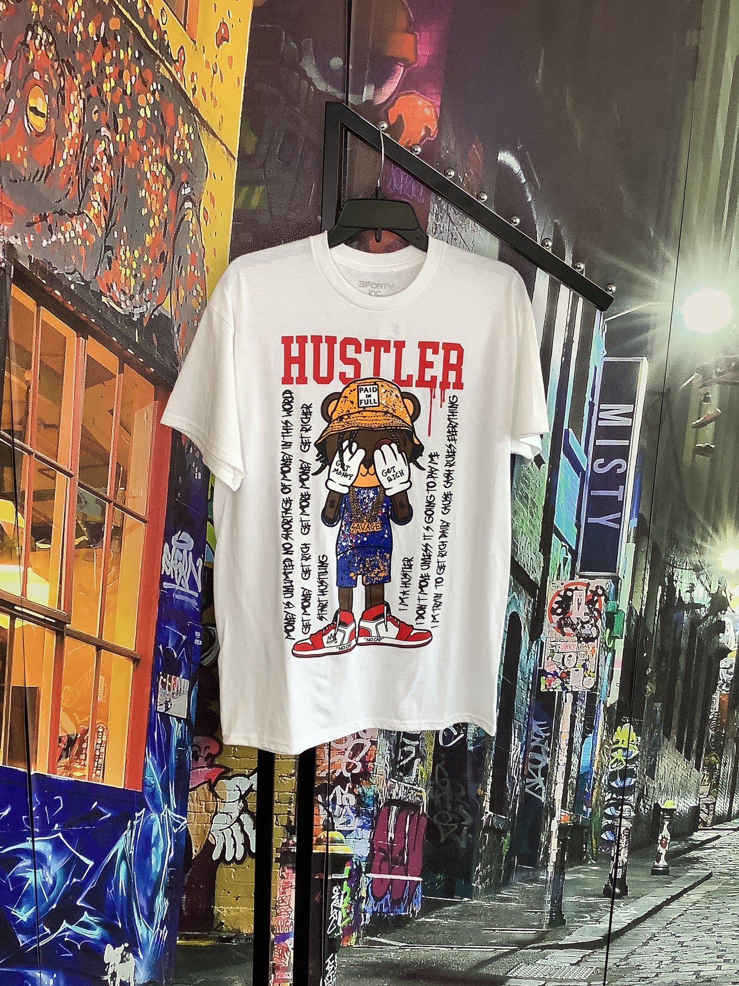 Hustle graphic tee