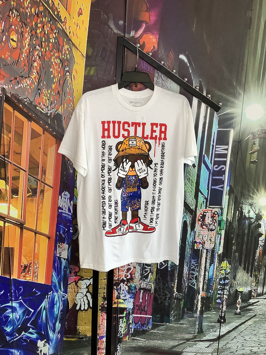 Hustle graphic tee