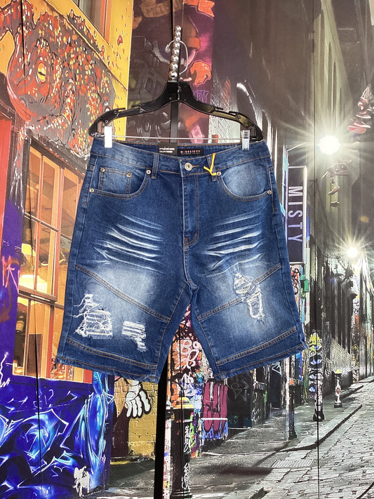 M. Society Indigo Shorts