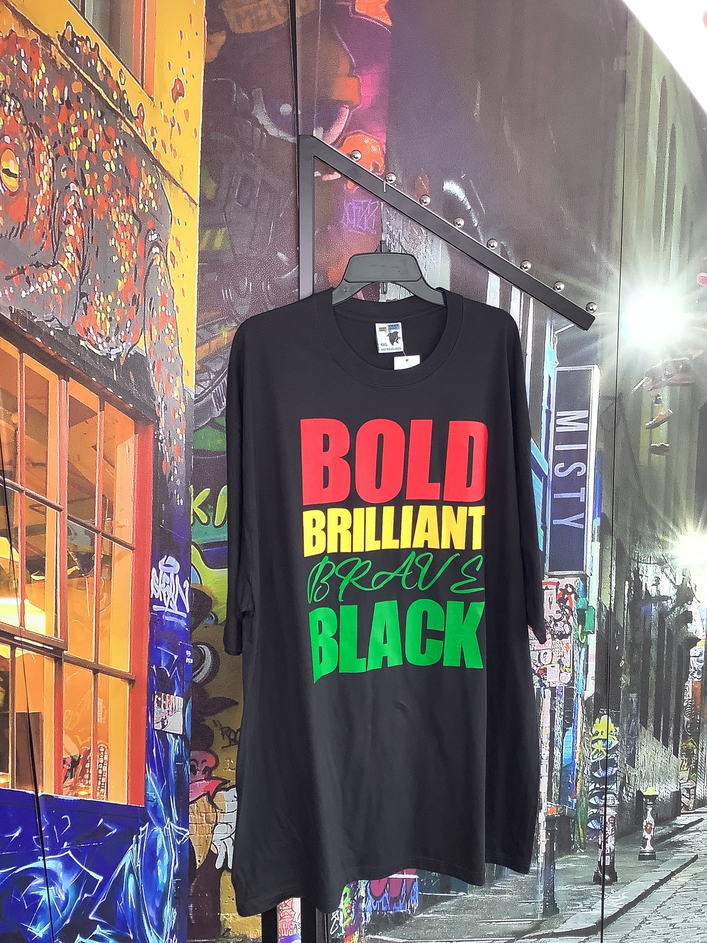 Bold brilliant graphic tee